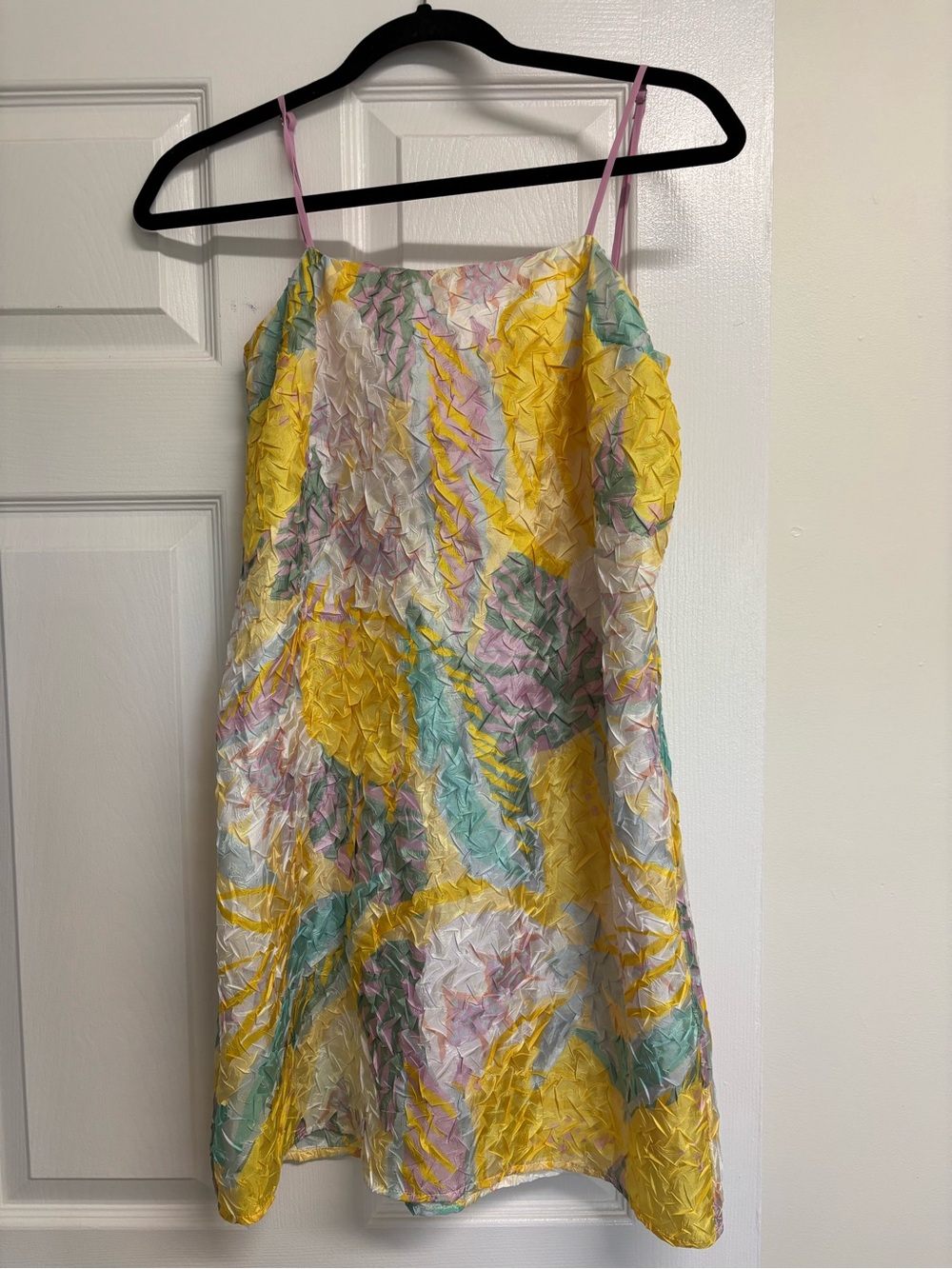 UO Cactus Rose Tie-Back Slip Dress